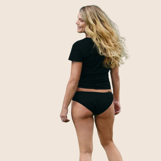 Hipster Leakproof Underwear for Bladder Leaks and Periods | Bamboo | 50ml Absorbency Mint Global