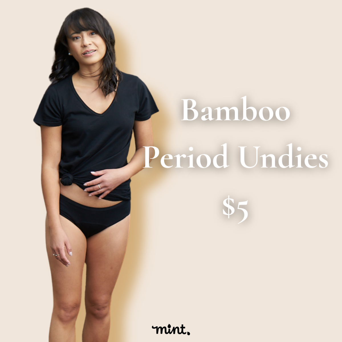 Bamboo Hipster Period Underwear | Regular Flow