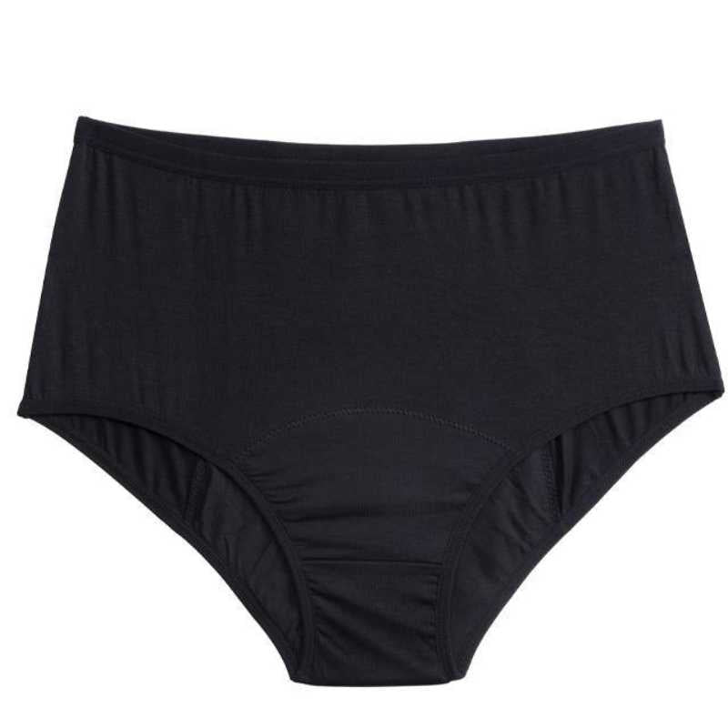 Black & Nude High Waist Incontinence Underwear | Regular to Heavy Protection - Mint Global