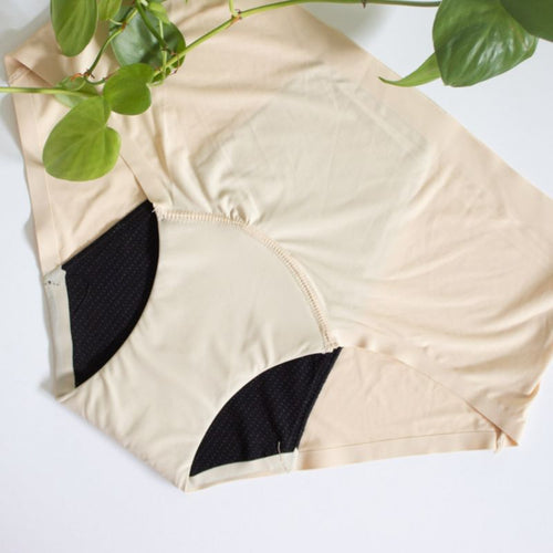 Nude Seamless Period Briefs | Light Flow | Sizes 10 to 18 - Mint Global