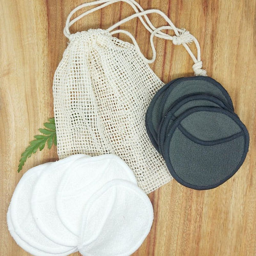 Reusable Bamboo Facial Pads Pack - Mint Global