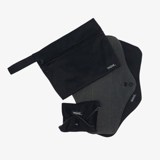 Reusable Cloth Pads & Bag - Mint Global