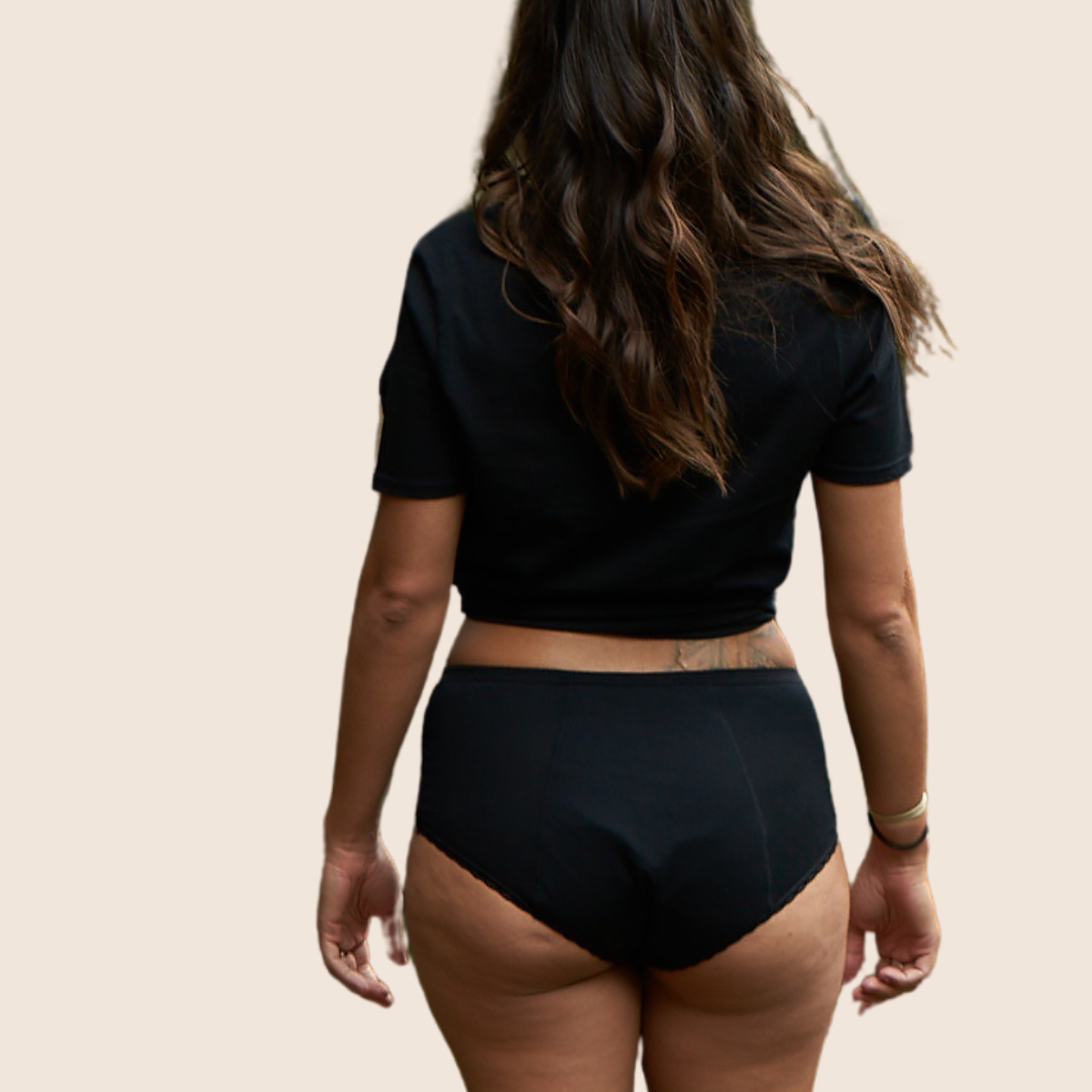 Black & Nude Lace Incontinence Underwear | Sizes 8 to 22 - Mint Global