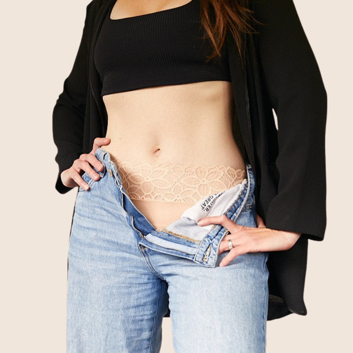 Black & Nude Lace Incontinence Underwear | Sizes 8 to 22 - Mint Global