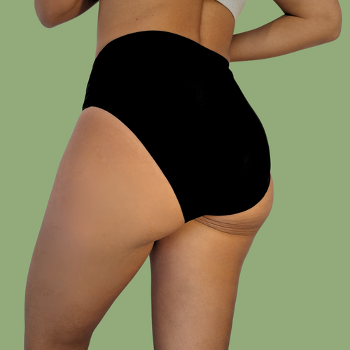 Black & Nude Seamless High Waist Underwear | Moderate Protection | Sizes 10 to 18