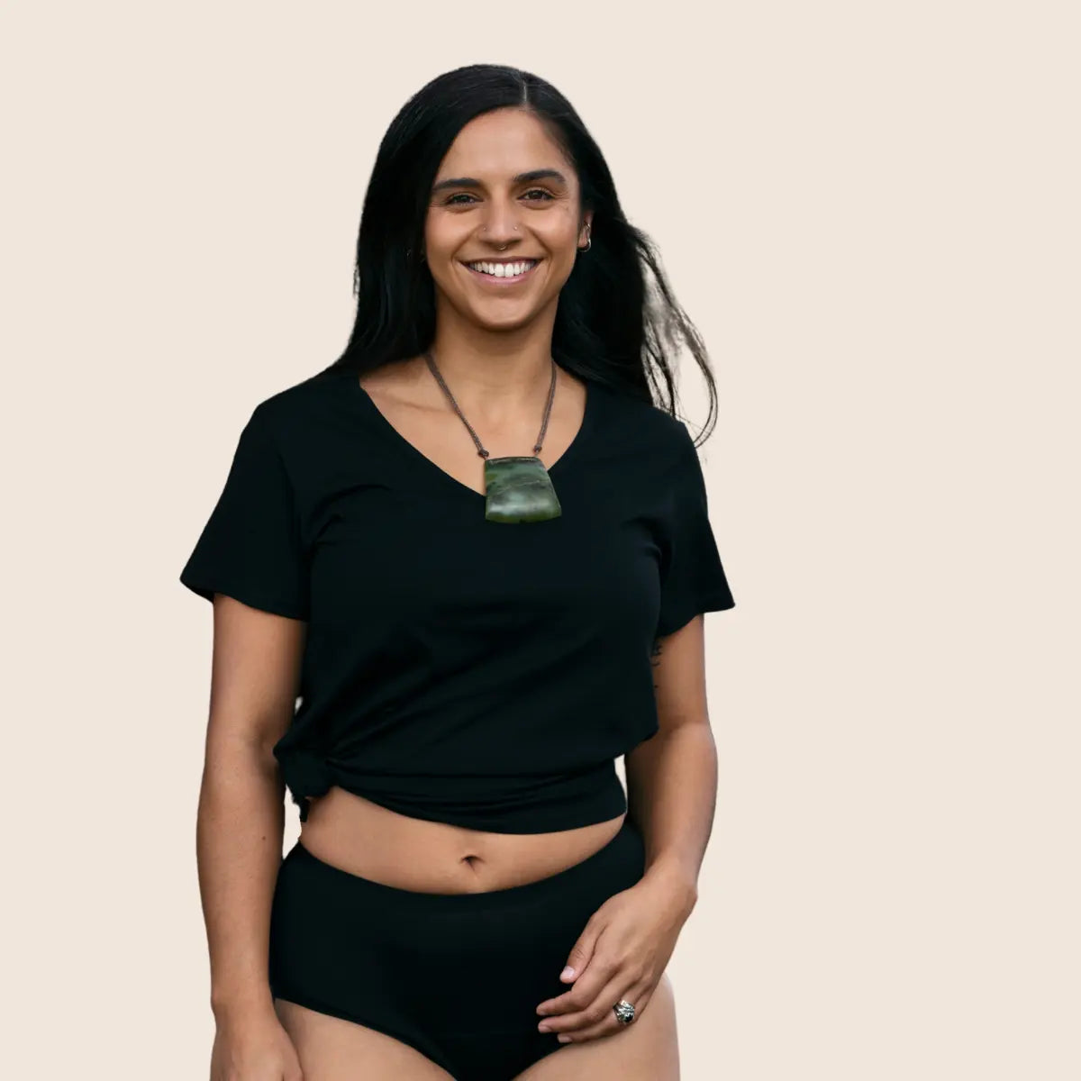 High Waist Leakproof Underwear | Bladder Leaks & Period | Bamboo | 50ml Absorbency Mint.
