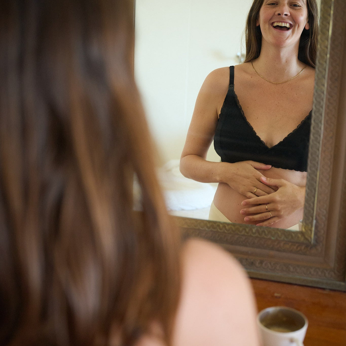 MINT BREASTFEEDING BRA NATURAL BAMBOO FABRIC