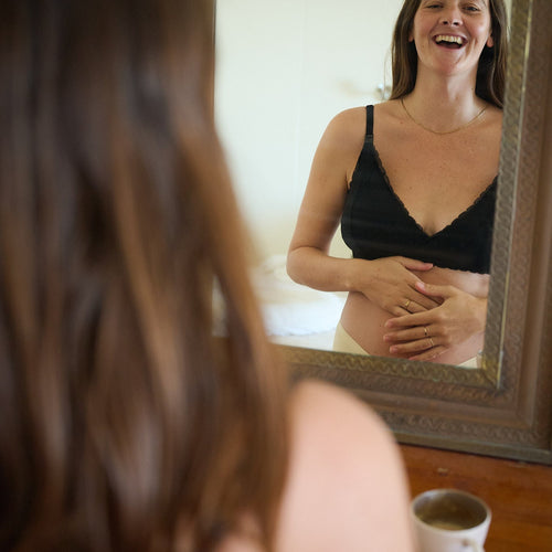 MINT BREASTFEEDING BRA NATURAL BAMBOO FABRIC